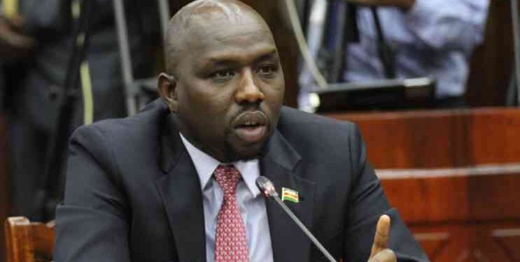 Roads Cabinet Secretary Kipchumba Murkomen.photo/Courtesy