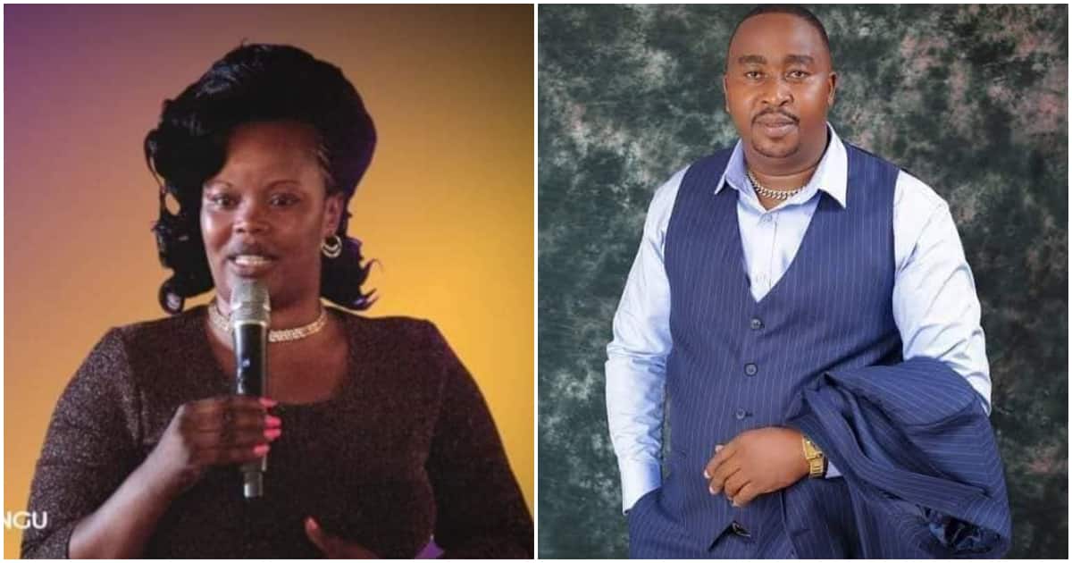 Musician Dishon And The Late Pastor Githinji :Photo/Courtesy