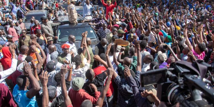 Azimio Leader Raila Odinga Announced That The Protests Will Be Held On Every Monday And Thursday.photo/Courtesy