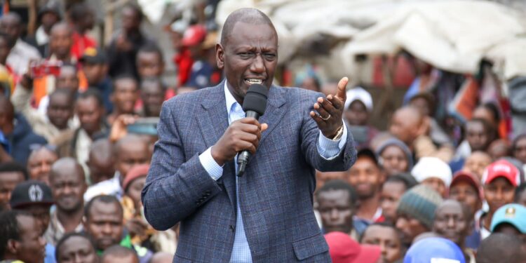 Ruto Blames Opposition For High Unga Prices, Says Prices To Drop Next Week President Ruto When He Commissioned The Ksh 2.7 Billion Mavoko Water Supply Project In Machakos On Friday.photo/Pcs