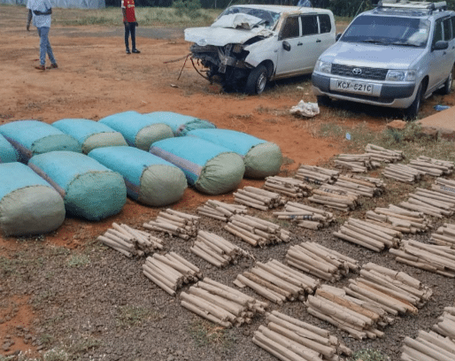 A Past Event. Impounded Motor - Vehicles Alongside Seized Bhang At Mtito Andei Police Station In Makueni County On Saturday, April 16, 2022.

Photo Courtesy