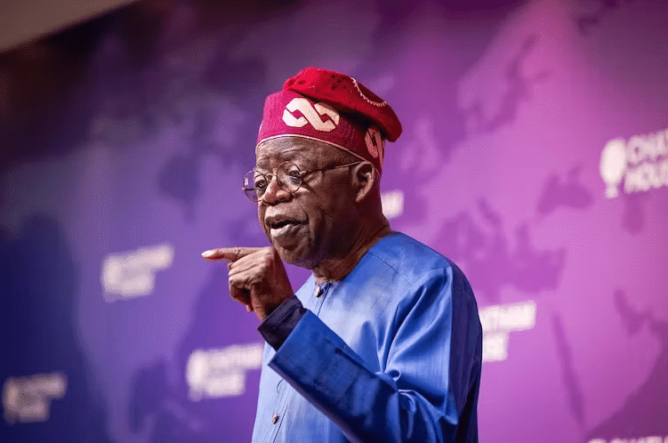 Bola Ahmed Tinubu Speaking At A Chatham House Event, London, In December 2022. Asiwaju Bola Ahmed Tinubu Facebook Page