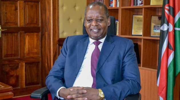 Former National Majority Leader Amos Kimunya Who Is Facing Eacc Charges