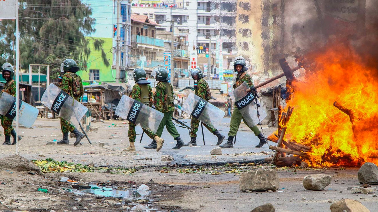 Azimio Protests In Parts Of The Country. Mck Condemns Police For Impersonating Journalists.
