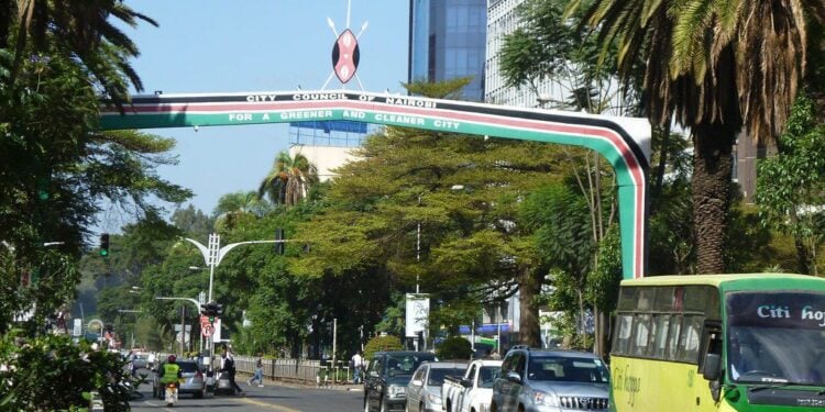 Kenyatta Avenue In The Current Modern Times. The Avenue Was Called Delamere Avenue