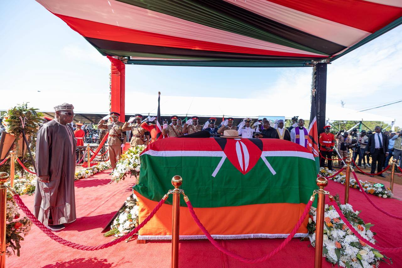Obasanjo Was Nigerian President And A Loyal Friend Of Raila Odinga And Kenya
