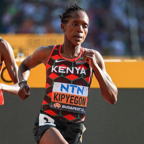 Faith Kipyegon Wins 1500M In Budapest.