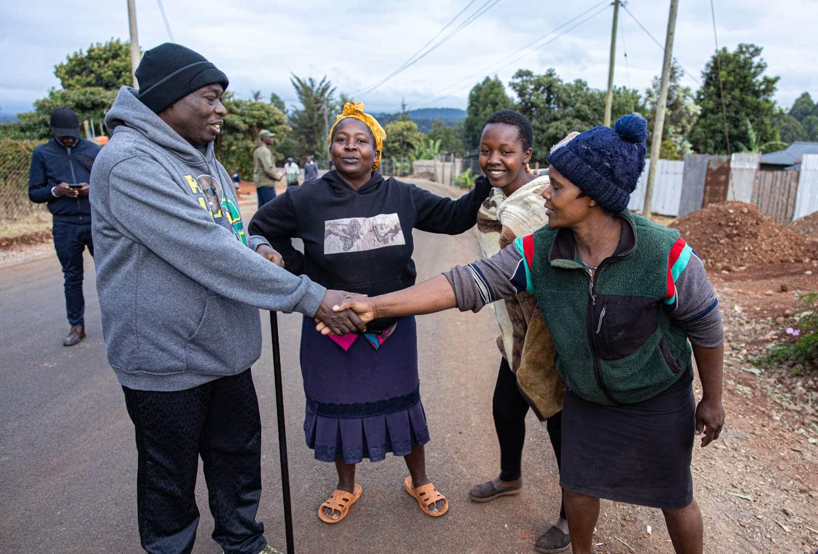 Gachagua Shares Nostalgic Moments After Morning Walk Gachagua Interacted With Local Residents During His Morning Walk