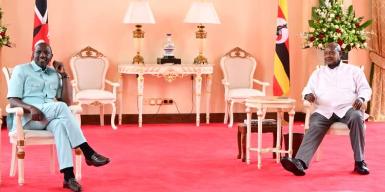 Ruto Visited Museveni A Week After Uhuru Visited Uganda.