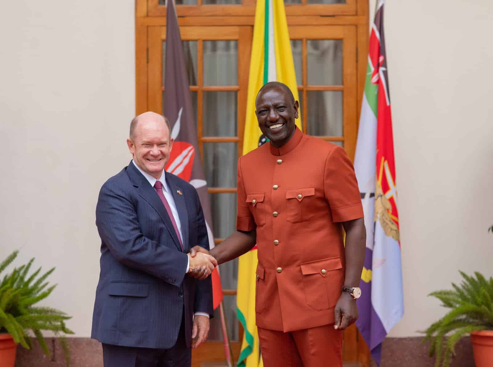 Ruto Held Talks With Meg Whitman And Chris Coons.