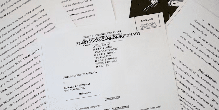 Trump’s Classified-Documents Indictment Does More Than Allege Crimes The Indictment Of Donald Trump And An Aide Was ‘Laced With Rhetorical And Narrative Techniques.’ Photo Illustration By Drew Angerer/Getty Images