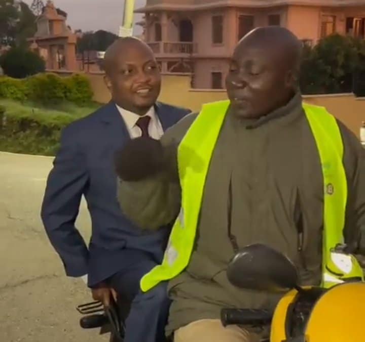 Trade Cs Moses Kuria Rides A Bike To A Cabinet Meeting At Kakamega