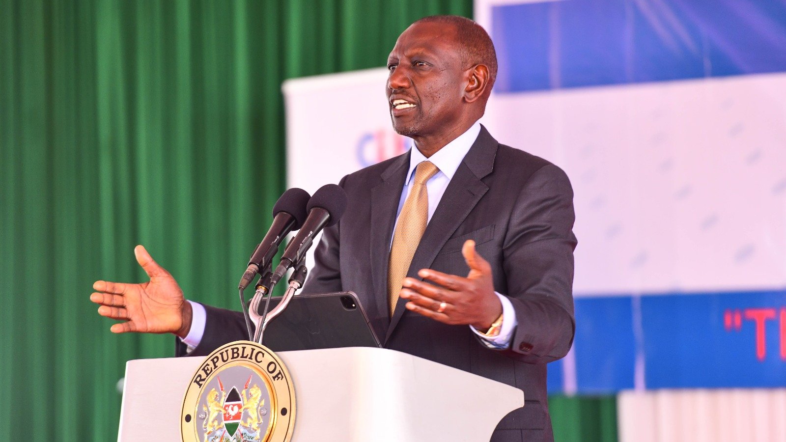 President William Ruto To Tour Mt Kenya.