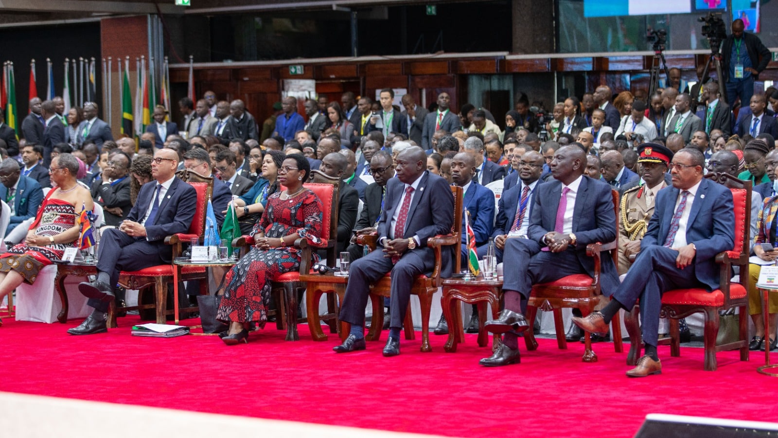 President Ruto Said Kenya Plans To Expand Its National Grid From 3 Giga Watts To 100 Giga Watts By 2040