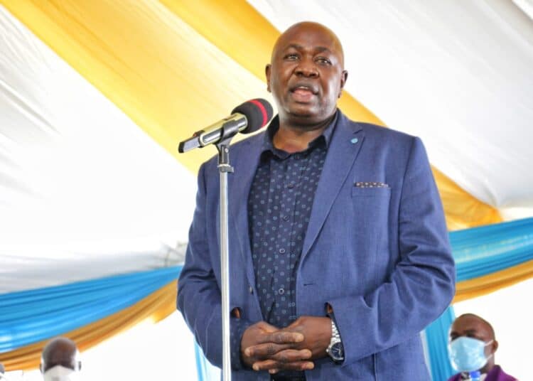 Former Police Spokesperson Charlse Owino Speaks At A Past Function. 