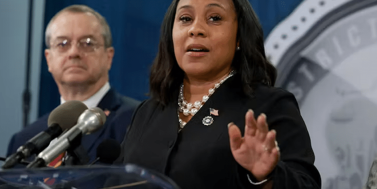 Rico Is Often Used To Target The Mob And Cartels Fulton County District Attorney Fani Willis Speaks During A News Conference After Former President Donald Trump’s Aug. 15 Indictments. Joe Raedle/Getty Images