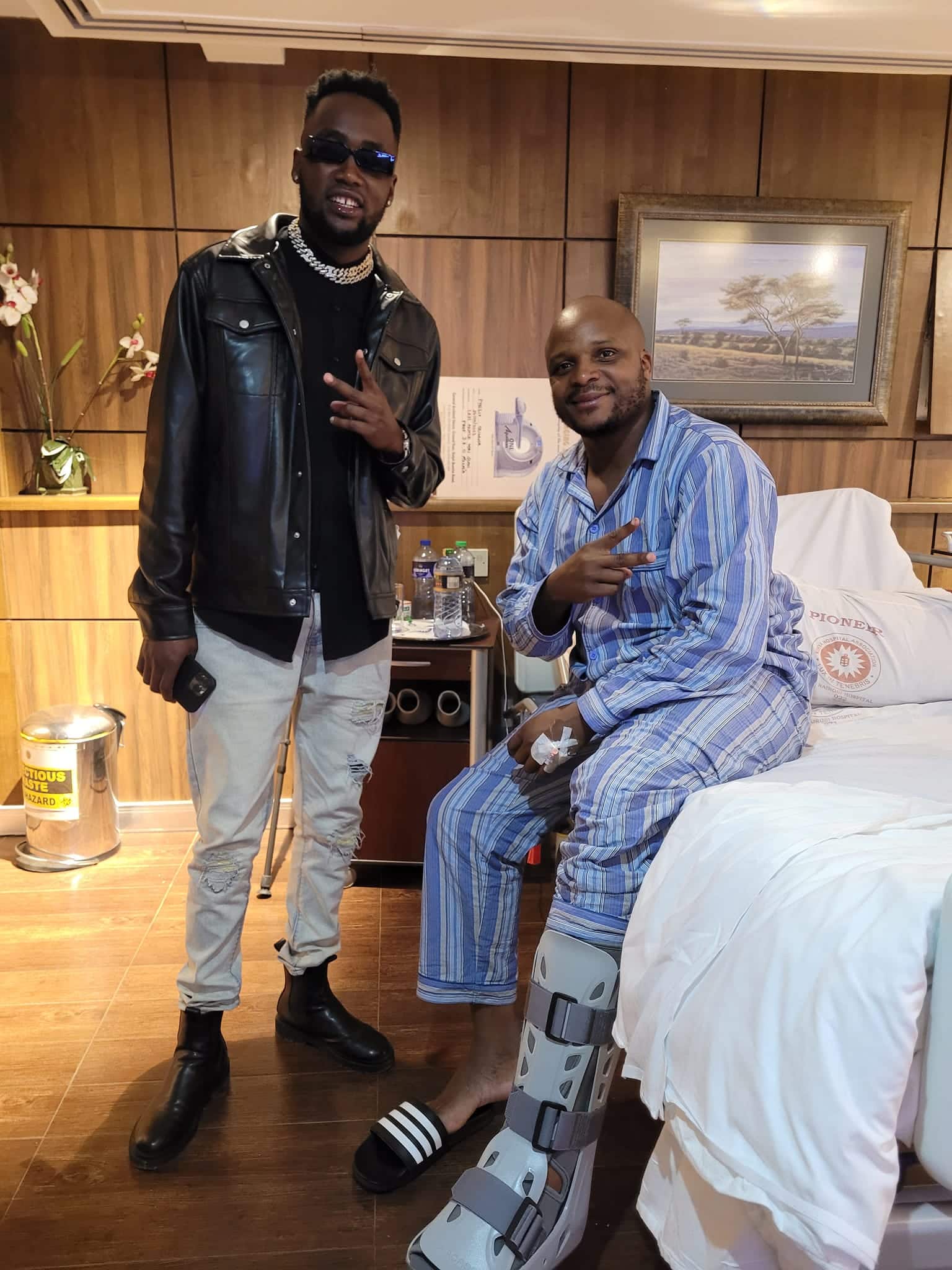 Jalang'O Got A Leg Injury On Tuesday During A Basketball Training Session.