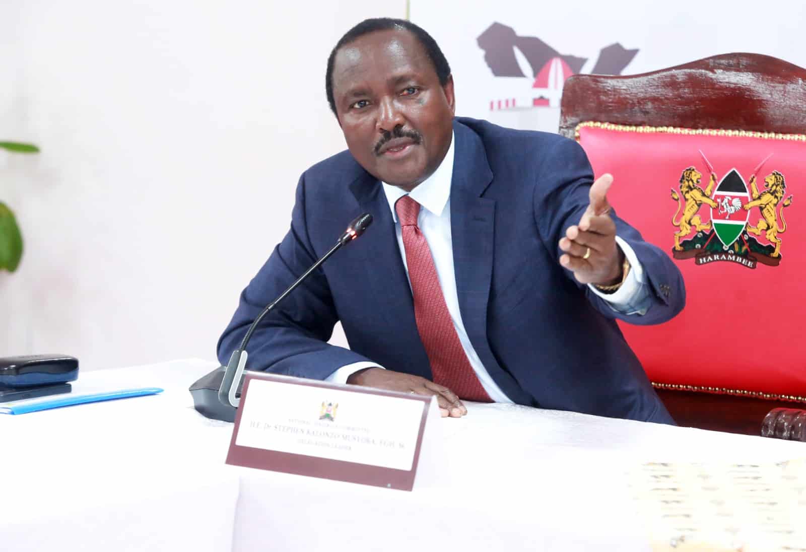 Wiper Leader Kalonzo Musyoka.