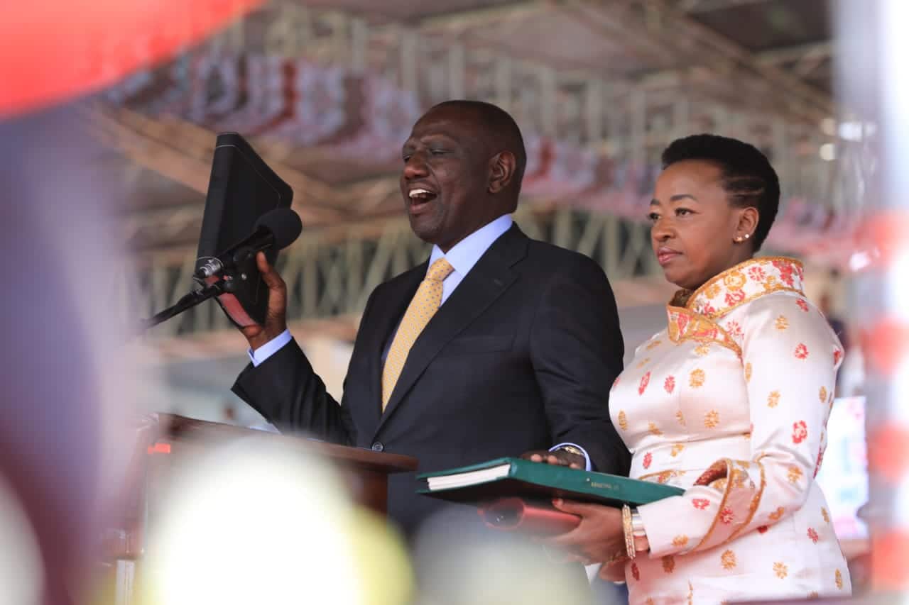 President William Ruto Takes His Oath Of Office As Kenya'S Fifth President On September 13, 2023.