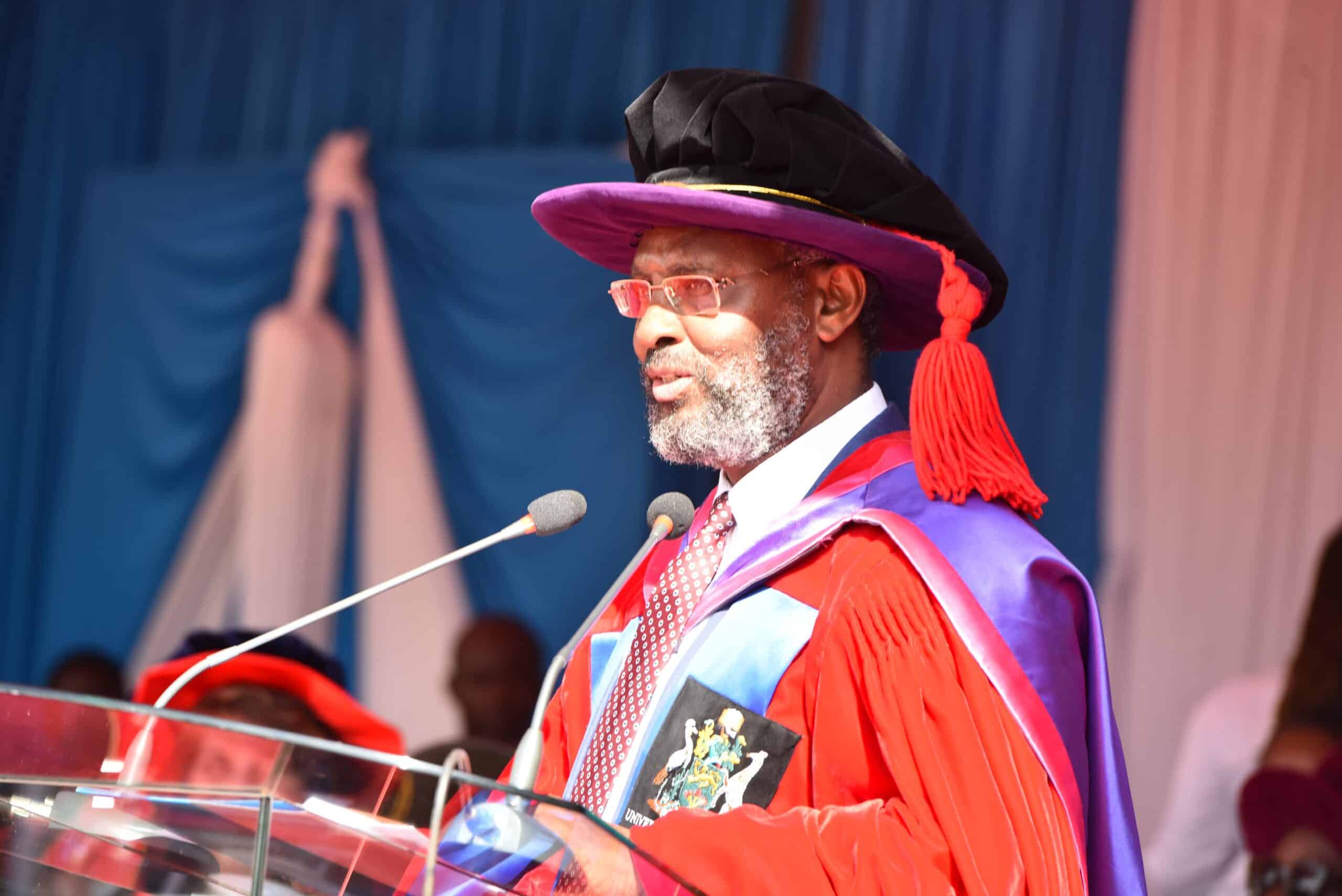 The Vc, Prof. Kiama At The 69Th Graduation Ceremony On Friday September 22, 2023 Photo/Uon