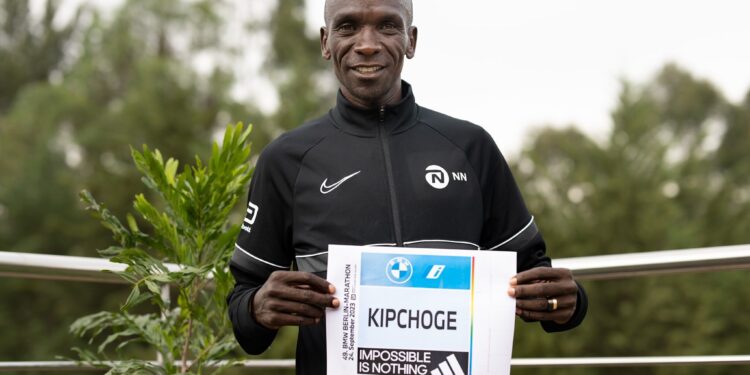 Image Of World'S Greatest Marathon Runner Eliud Kipchoge.photo-Eliud Kipchoge