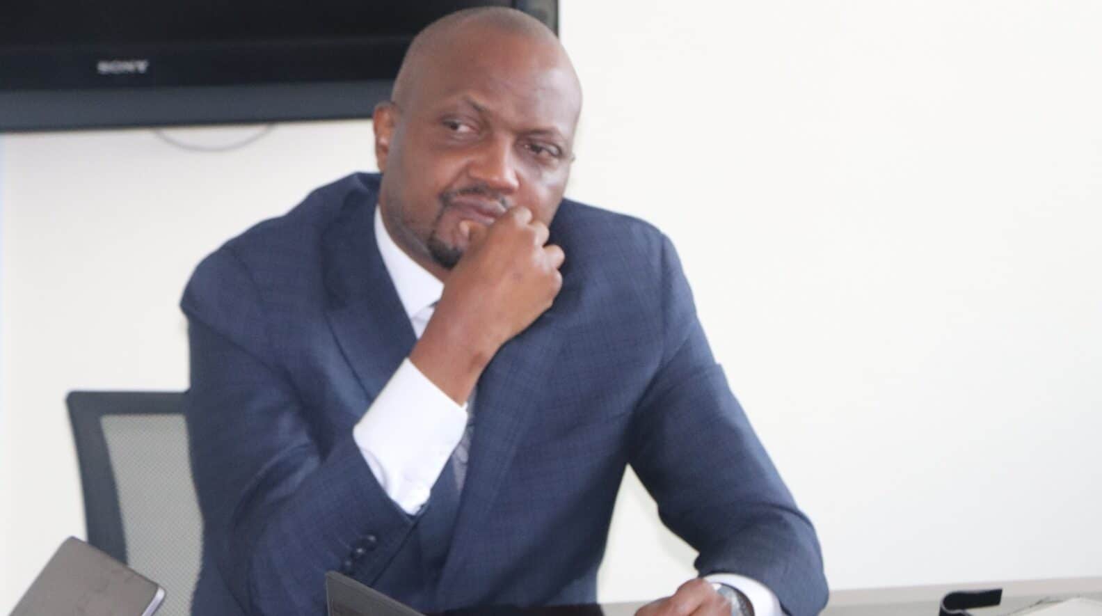 Trade Cabinet Secretary Moses Kuria In A Past Meeting. 