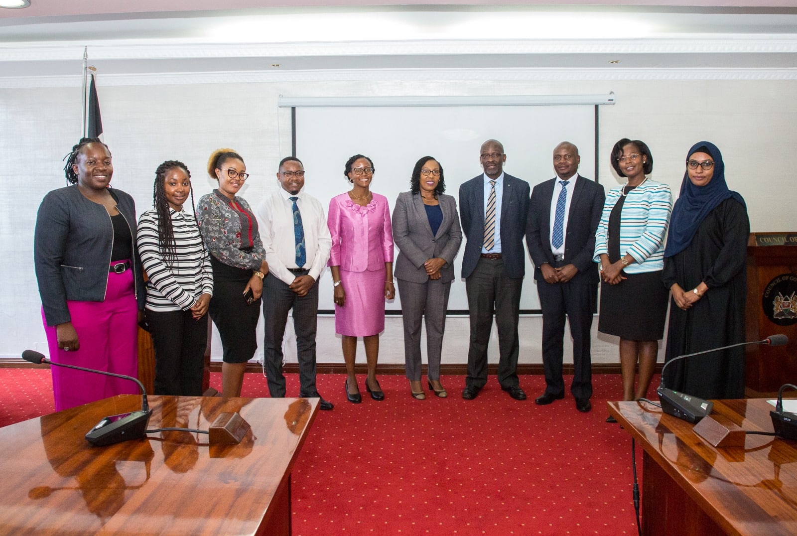 Members Of The National Heroes Council After A Meeting With The Council Of Governors On August 29,2023.