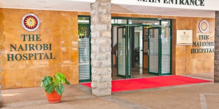 Nairobi Hospital'S Entrance.