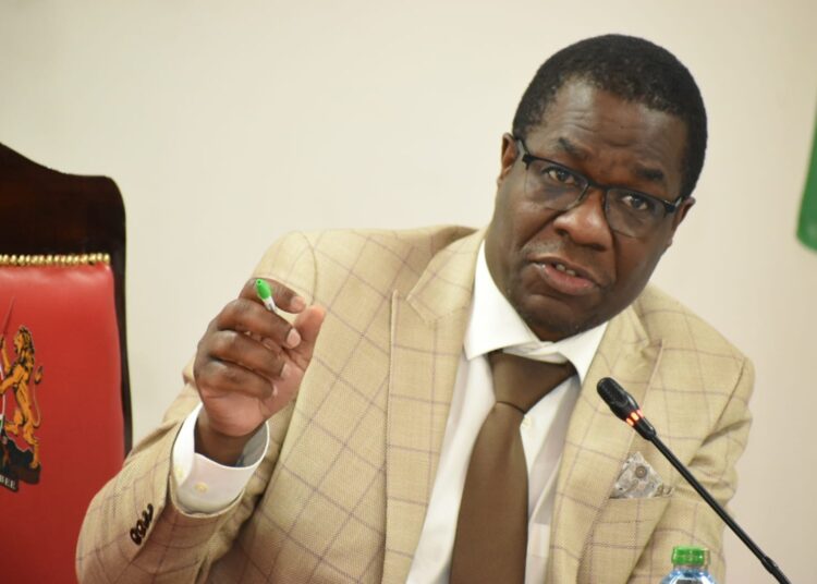 Leader Of Minority In The National Assembly Speaks During A Committee Session In Bomas. 
