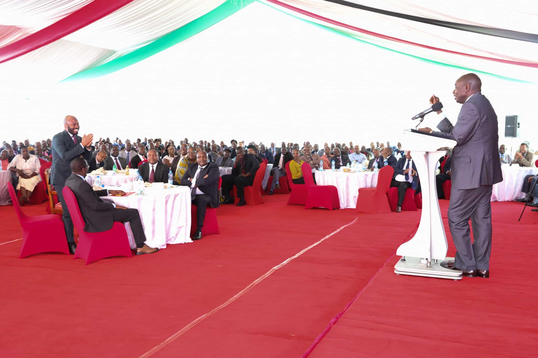 Gachagua Scores High After Ruto Handed Him Crucial Role Deputy President Rigathi Gachagua Addressing Ktda Directors In Karen Photo/Rigathi