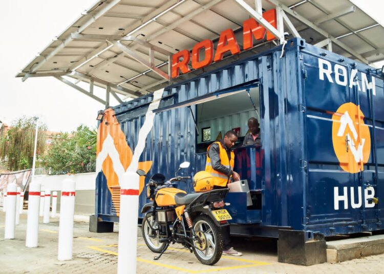 An Electric Mobility Charging Hub In Nairobi .