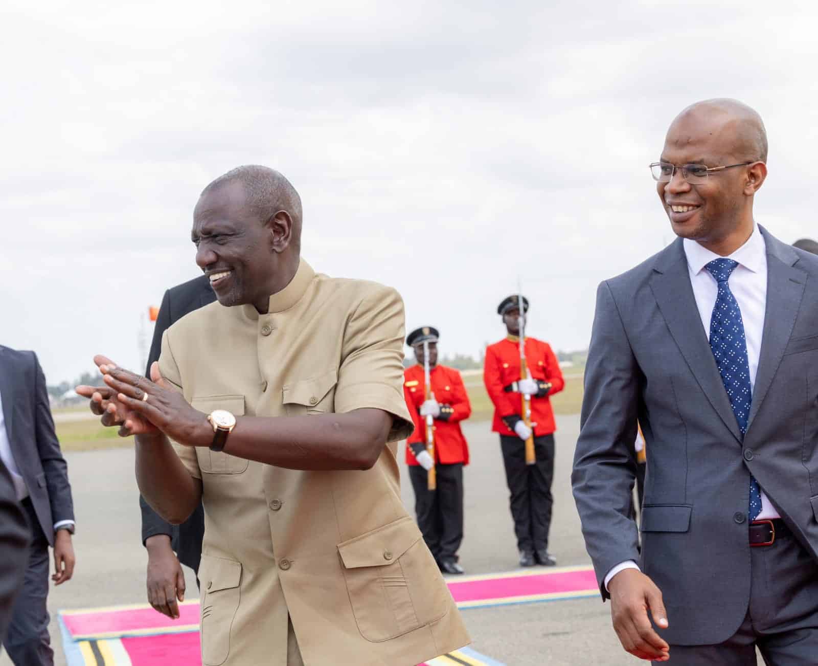 Light Moment As Suluhu 'Schools' Ruto In Tanzania Light Moment As Suluhu 'Schools' Ruto In Tanzania