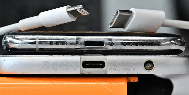 What Is Usb-C? With Pressure From The European Union, Apple Has Thrown In The Towel On Its Lightning Connector, Left, In Favor Of The Standard Usb-C, Right. Frederic J. Brown/Afp Via Getty Images