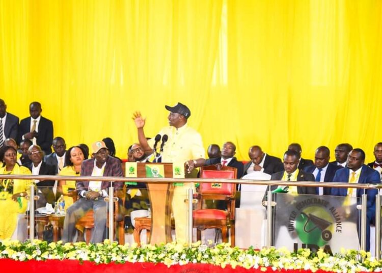 President William Ruto During The Uda National Governing Council.