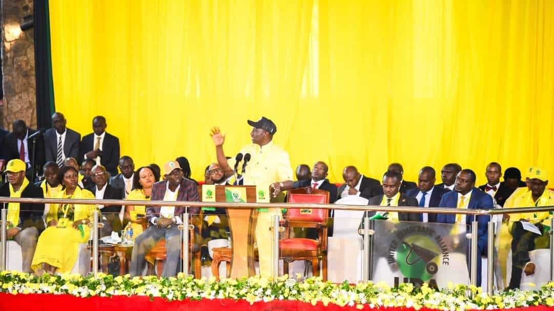 President William Ruto During The Uda Party National Governing Council.