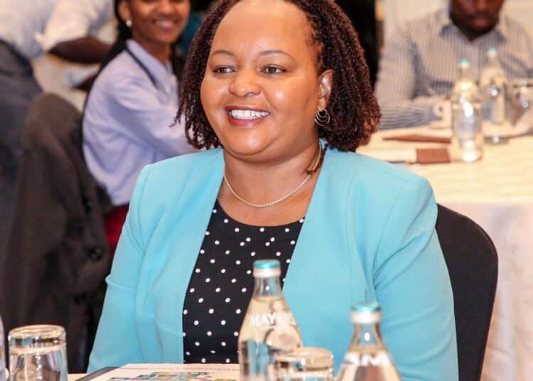 Waiguru Unveils Gaming App For Youth To Connect With Governors Council Of Governors Chairperson Anne Waiguru During The Launch Of The Badilico App.