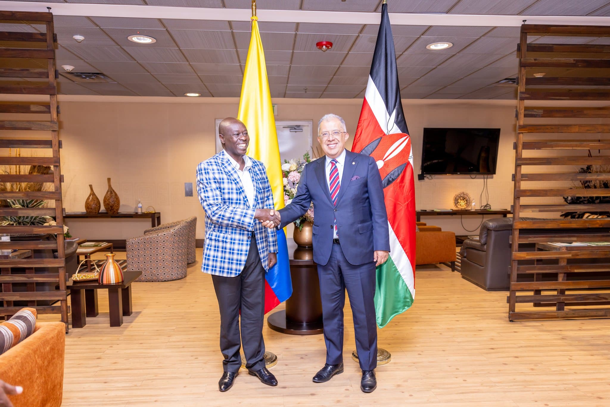 Direct Flights And Visa Among Dp Gachagua'S Bilateral Talks With Colombia