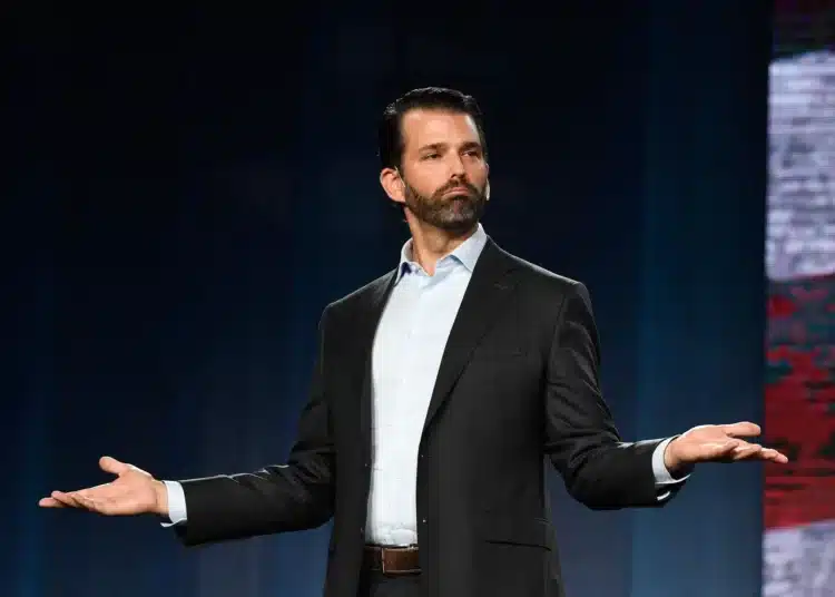 Donald Trump Jnr'S Account Hacked Donald Trump Jnr Speaks At A Past Event.