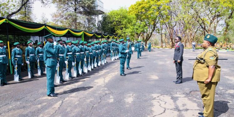 A Photo Of Nys Gradautes In A Past Parade.