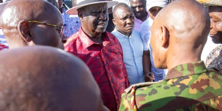 Drama As Police Block Raila Odinga'S Motorcade In Narok