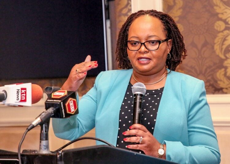 Waiguru Orders Closure Of All Bars, Withdraws Licenses Kirinyaga Governor Ann Waiguru Addresses A Past Meeting.