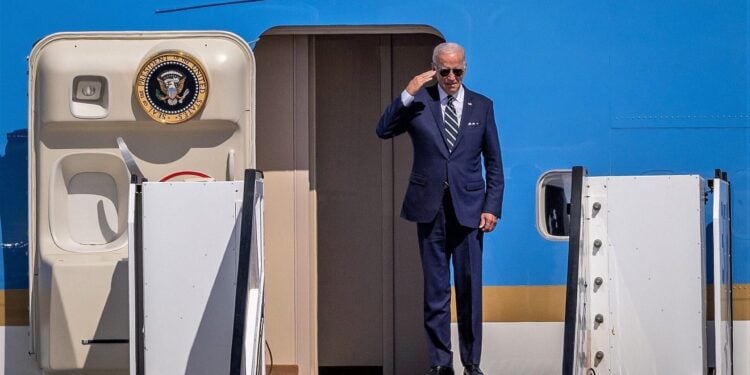 Us President Joe Biden Flies To Israel Amid War