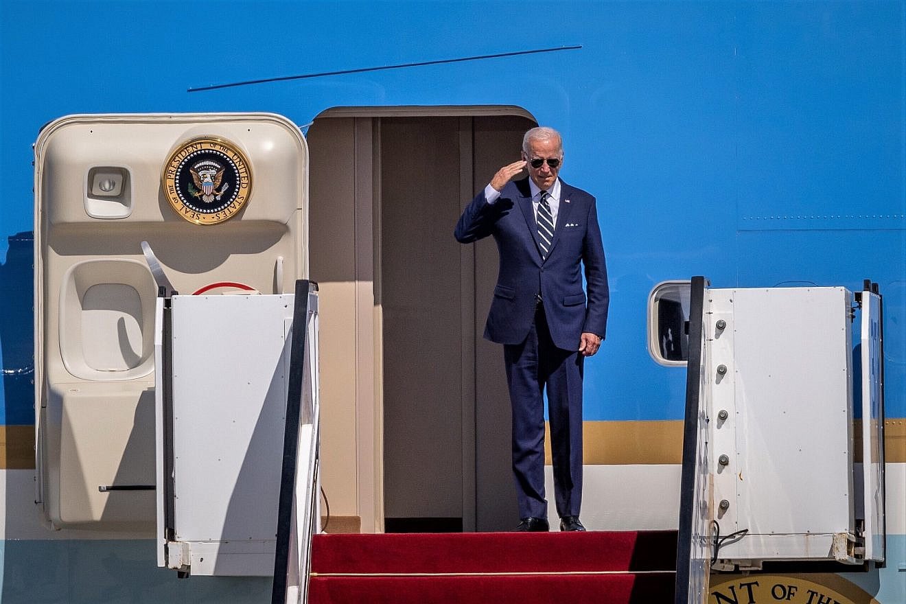 Us President Joe Biden Flies To Israel Amid War