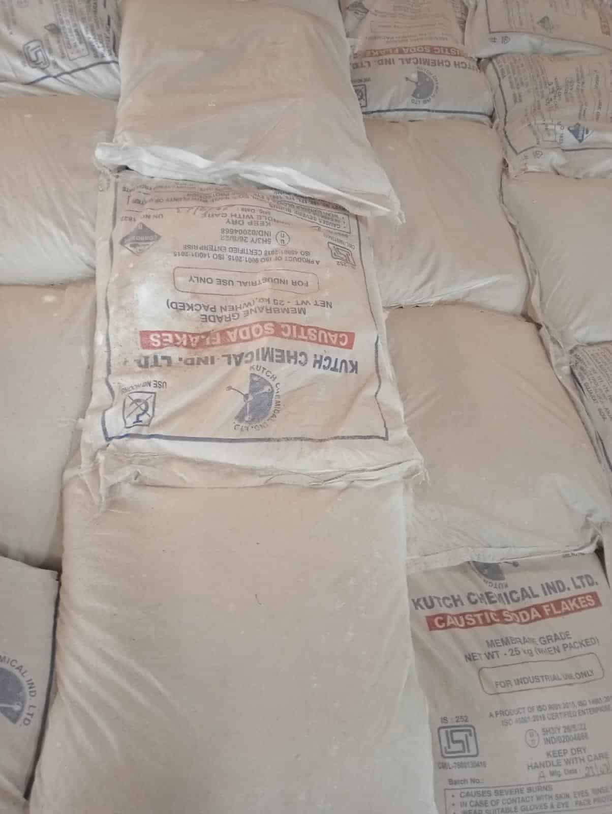 Dci Tracks Ksh267 M Shipment Stolen From Indian Tycoon In Uganda Bags Of Caustic Soda Recovered At At Liberty Internal Container Depot In Kampala, Uganda. Photo/Dci.