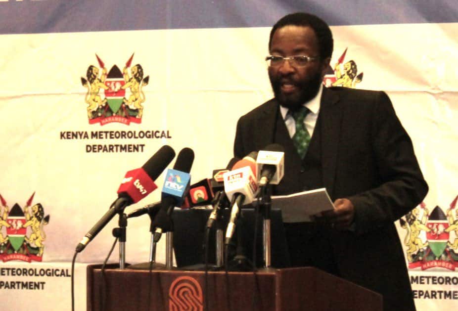 Director Of Meteorological Services Dr. David Gikungu. Photo/Courtesy.
