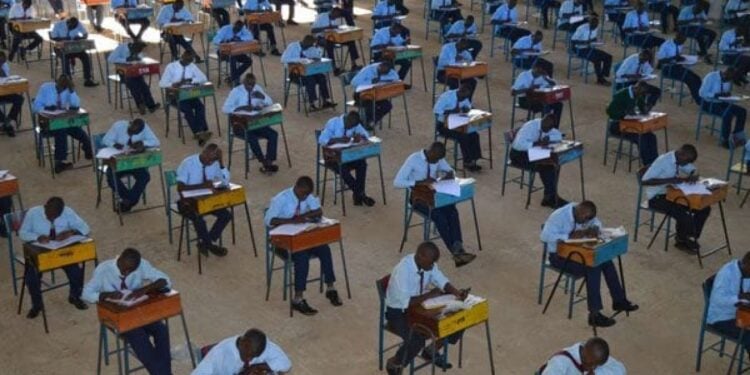 Students Sit For Past Kcse Exams. Photo/Kuccps