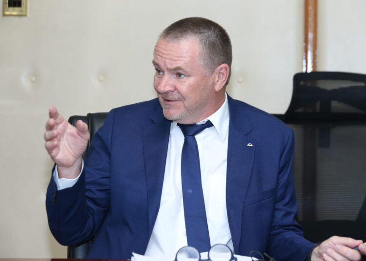 Bbw Md Volker Falchi During A Meeting Held At Jogoo House, Nairobi On October 12, 2023. 