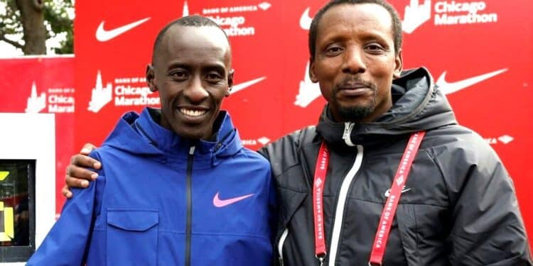 Gervais Hakizimana With Kelvin Kiptum