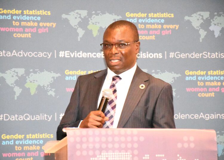 New Report Shows How Kenyan Men And Women Spend Time Knbs Dg Macdonald Obudho Speaks At The Launch Of Kenya Time Use Survey Report Launch On October 18, 2023.