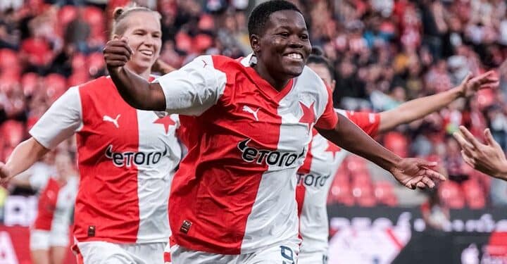 Kenyan Forward Nekesa Scores A Brace In The Champions League
